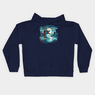 Lock ness Dragon Kids Hoodie